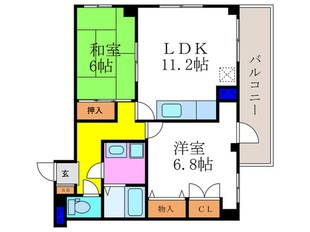 ソレーユYAMADAの物件間取画像